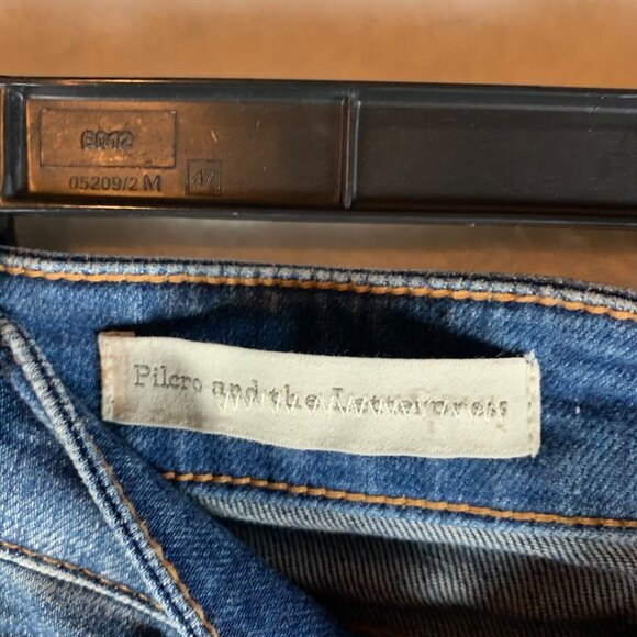 Pilcro and the Letterpress Women's Mid-rise Straight Parallel Jeans Size 28 9524 - Picture 5 of 15